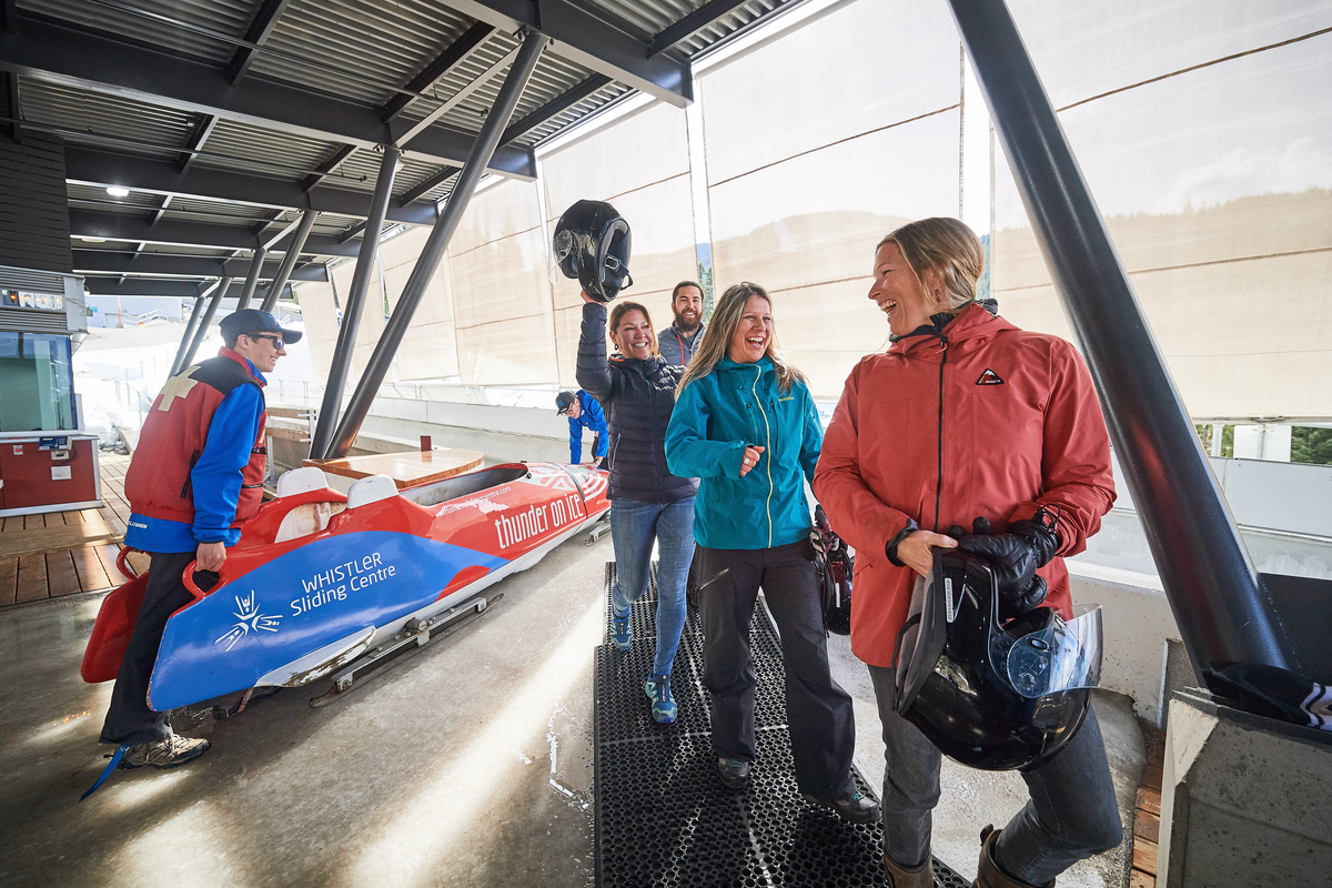 Bobsleighing in Whistler in Summer | Crystal Lodge